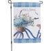 Hydrangea Bicycle Welcome Garden Flag