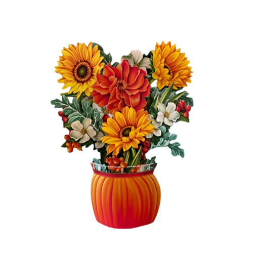 Mini Pumpkin Harvest Pop-Up Bouquet w/ Note Card