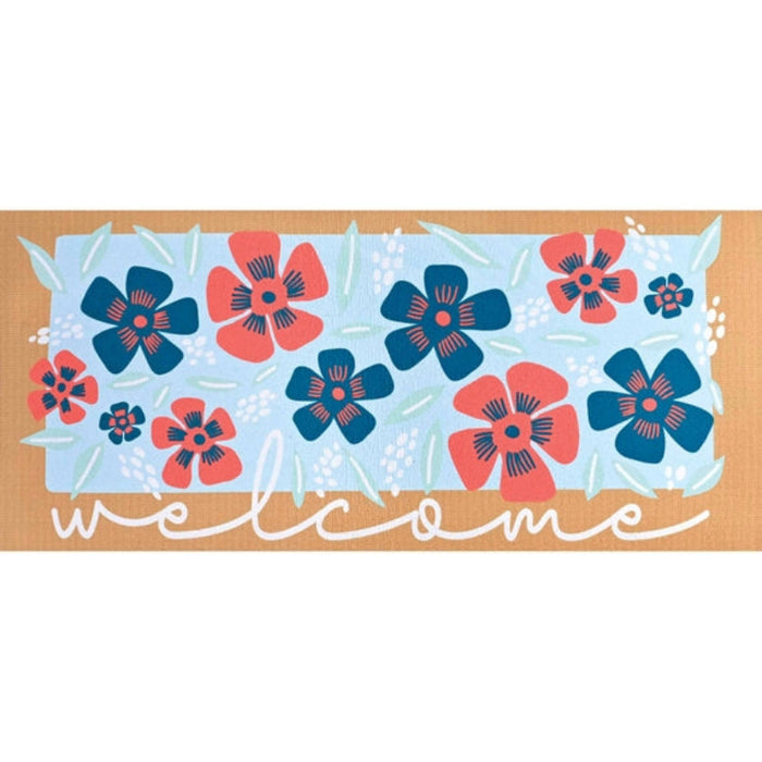 Flowers Welcome Mini Switch Doormat Insert