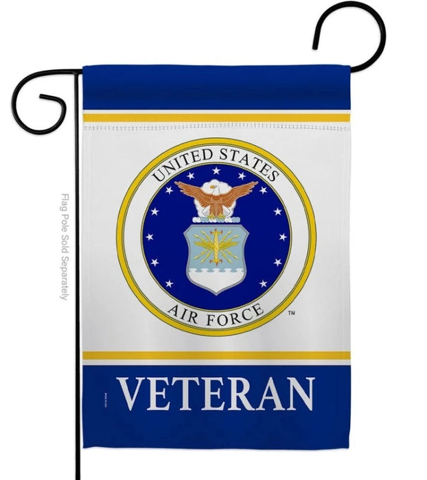 US Air Force Veteran Garden Flag