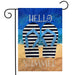 Hello Summer Flip Flops Garden Flag