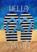 Hello Summer Flip Flops Banner Flag