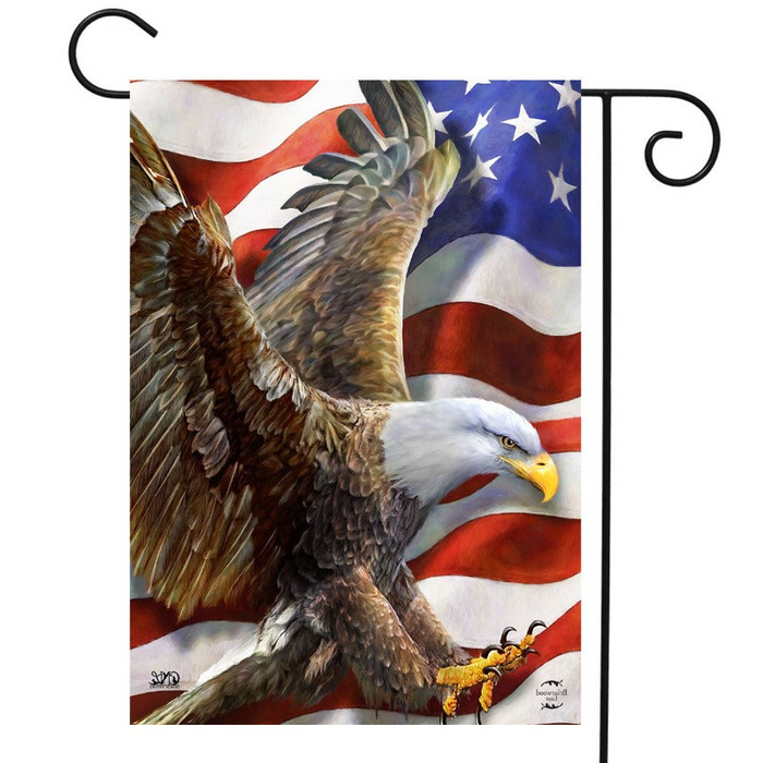 American Freedom Eagle Garden Flag