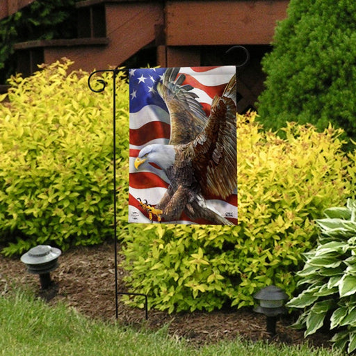 American Freedom Eagle Garden Flag