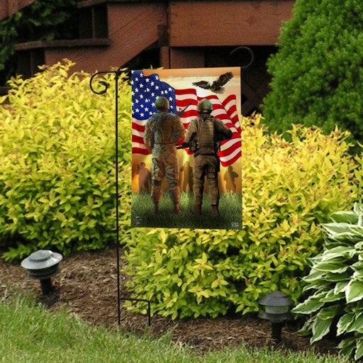 American Soldiers Garden Flag
