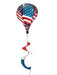 Stars and Stripes Hot Air Balloon Wind Twister
