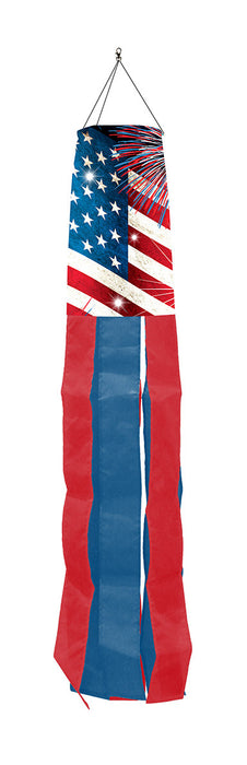 40" Stars and Stripes Windsock