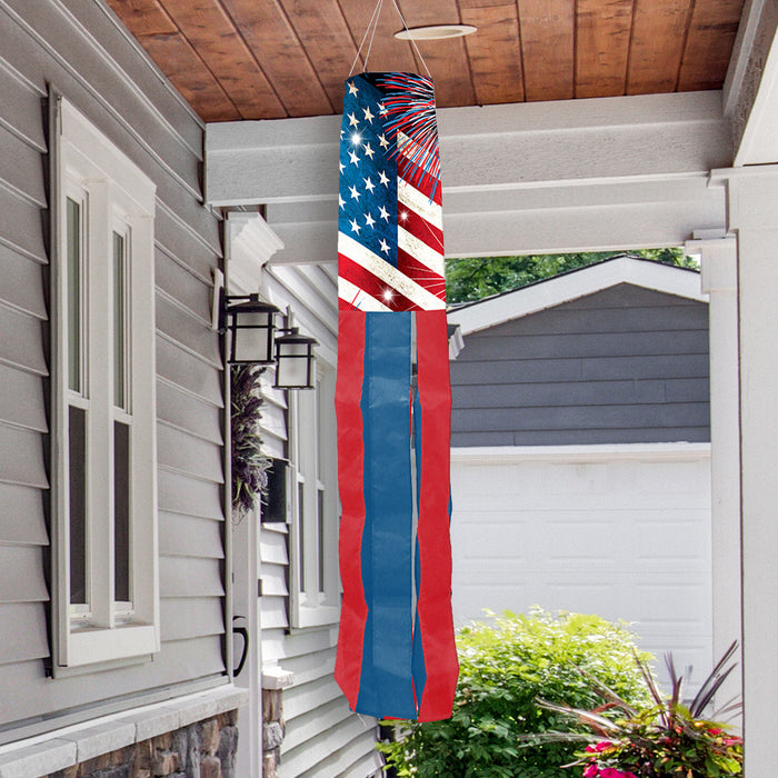 40" Stars and Stripes Windsock