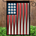 Americana Baseball Bats Garden Flag