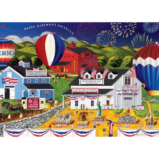 Americana- 4th of July 500 Piece Jigsaw Puzzle