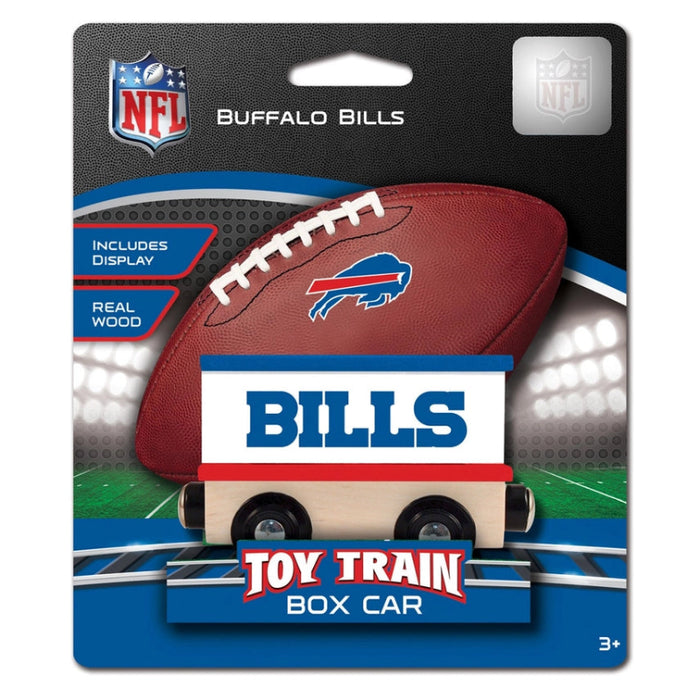 Buffalo Bills Wooden Toy Train Box Car