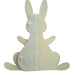 Large Light Teal Bunny Honeycomb Paper Decor
