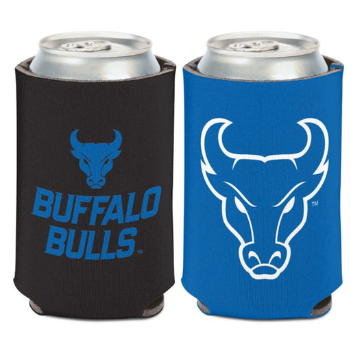 UB Bulls Can Cooler, shown front and back sides