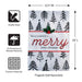 Merry Little Christmas Trees Garden Flag