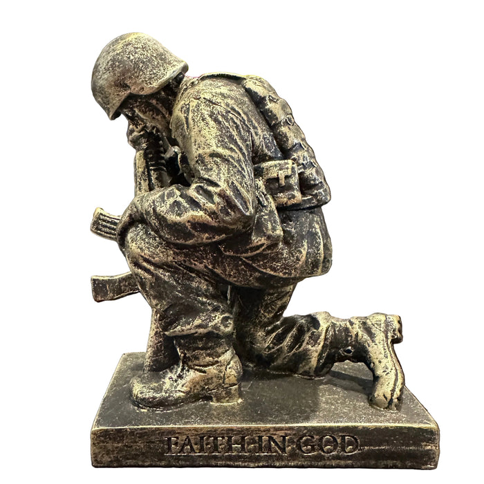Small Called to Prayer Soldier Figurine
