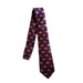 Red and Blue Zebra Buffalo Silk Neck Tie