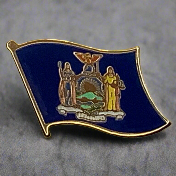 New York Flag Lapel Pin 2025 