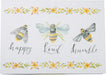 Watercolor Bees Sticky Notes Set