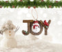 Joy Snowman Hanging Ornament