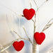Red Heart Felted Ornament - Made in the USA