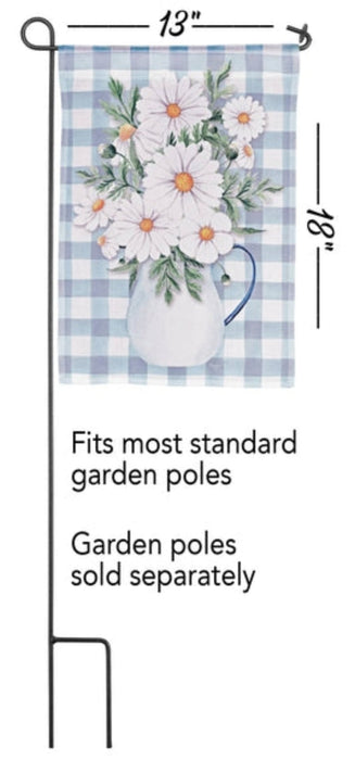 Daisy Pitcher Garden Flag