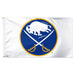3x5' Buffalo Sabres White Polyester Flag