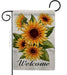 Happiness Sunflowers Garden Flag