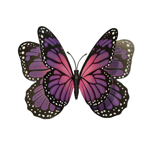 Purple Monarch Glow in the Dark Paper Butterfly Magnet