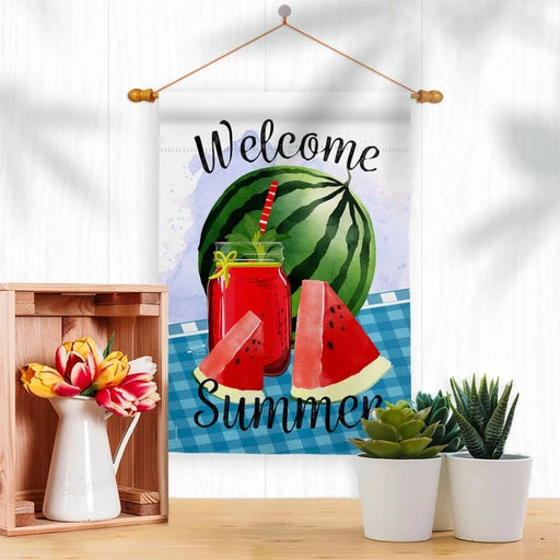 Watermelon Summer Banner Flag