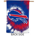 Buffalo Bills Tie Dye Banner Flag