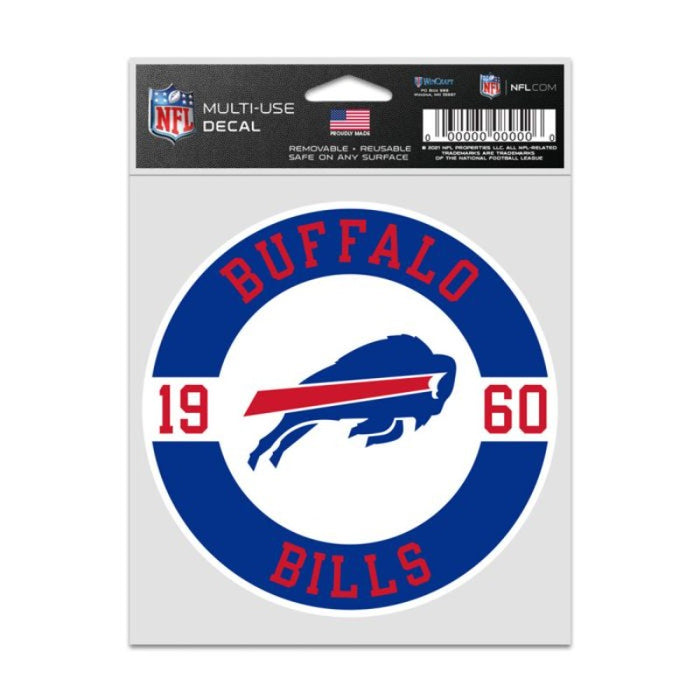 Buffalo Bills 3.5" Round Patch Multi-Use Decal