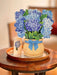 Nantucket Hydrangeas Pop-Up Bouquet w/ Note Card