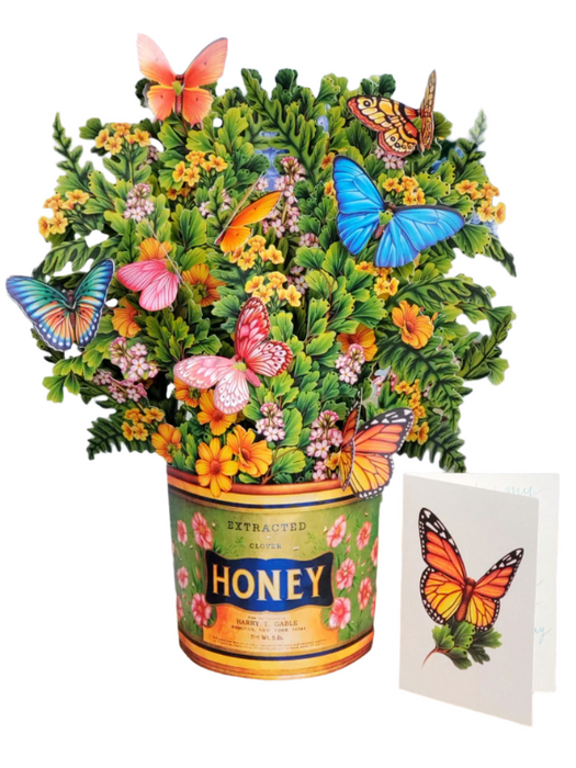 Butterflies & Buttercups Pop-Up Bouquet w/ Note Card