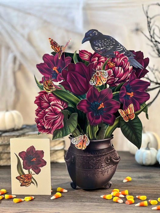 Moonlight Gardens Pop-Up Bouquet w/ Note Card