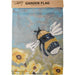 Vintage Bumblebee Garden Flag