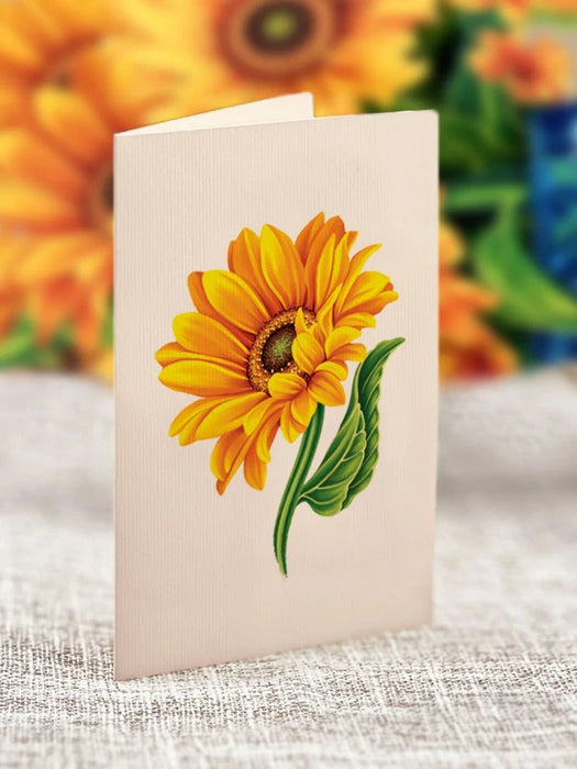 Sunflowers Pop-Up Bouquet w/ Note Card