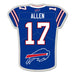 Buffalo Bills Josh Allen Jersey Collector Pin