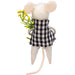 Sam Gingham Mouse Critter Ornament