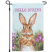 Hello Spring Vintage Bunny Garden Flag