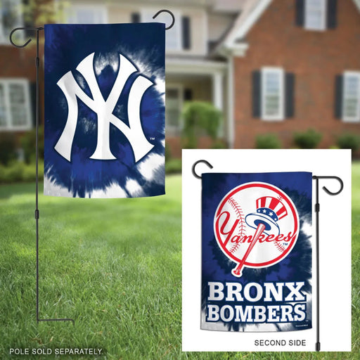 New York Yankees Tie Dye Garden Flag