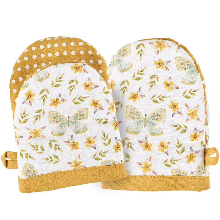 Butterfly Mini Oven Mitt Set