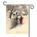 Bringing Home the Tree Garden Flag