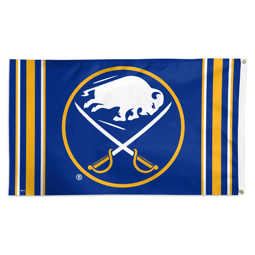 3x5' Buffalo Sabres Blue Vertical Stripes Polyester Flag