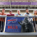 Flag with Darth Vader pointing at the Buffalo Bills logo and text 'Come to the Bills Side' on a blue background.