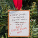 Dear Santa, Superbowl Win Wooden Ornament