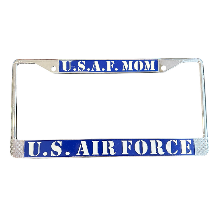 US Air Force USAF Mom License Plate Frame