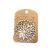 Fiesta Mandala Wooden Earrings - Blue/Crimson