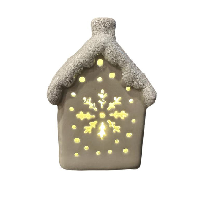 Snowflake LED White Glitter House Décor