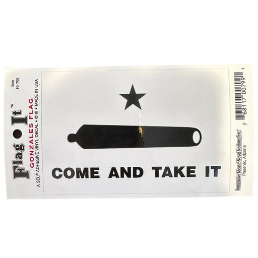 Gonzales Flag Decal - Made in USA