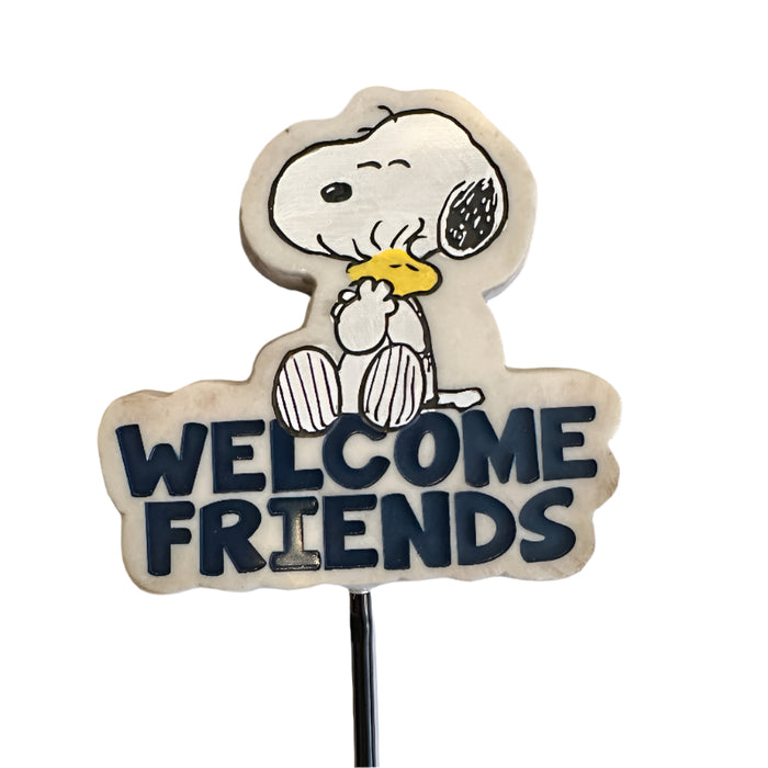 Snoopy Welcome Garden Stake